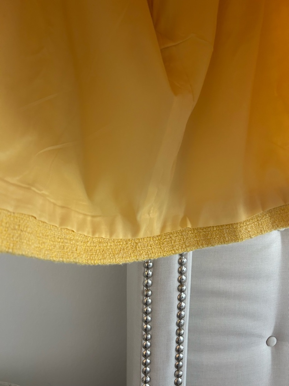 NWT J. Crew yellow tweed skirt - Picture 3 of 3